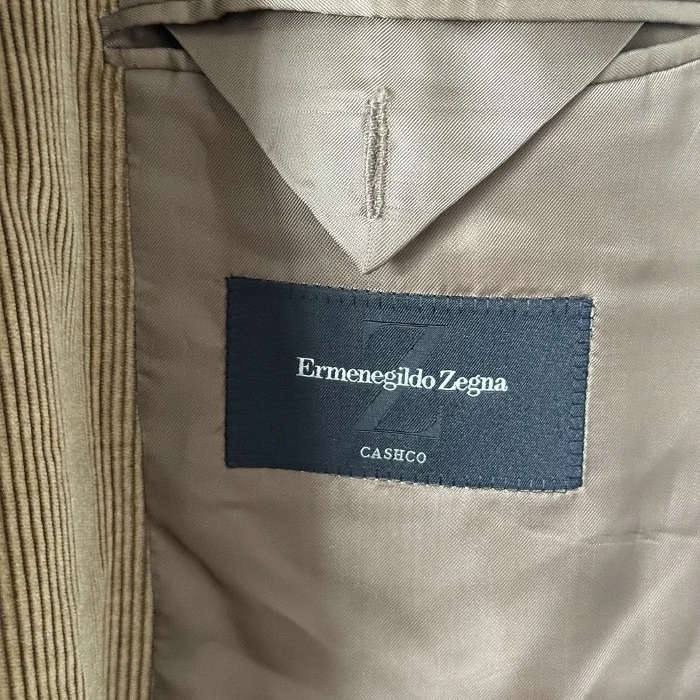 Ermenegildo Zegna‎ CASHCO Corduroy Blazer Made In Italy Money SEE MEASUREMENTS